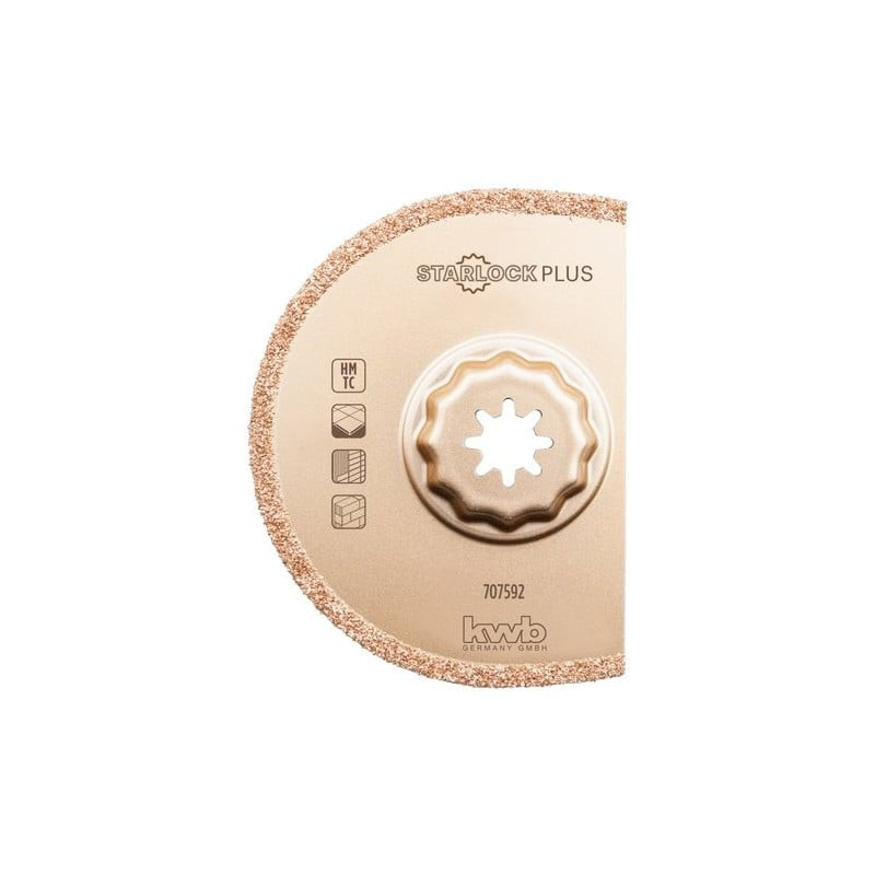 lama taglio kwb starlock utensile multifunzione per sega semicircolare