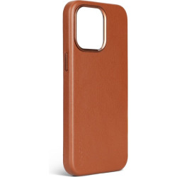 custodia posteriore decoded in pelle magsafe per iphone 15 pro marrone