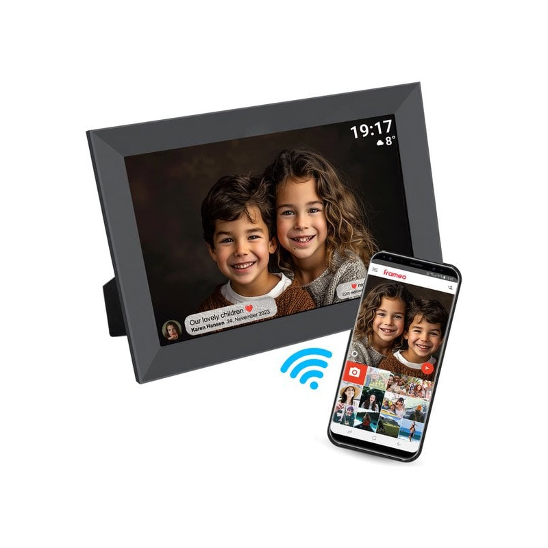 cornice digitale 10.1" denver frameo pff-1012 wifi touchscreen