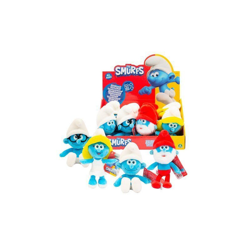 peluche giochi preziosi puf15000 puffi 20cm assortito