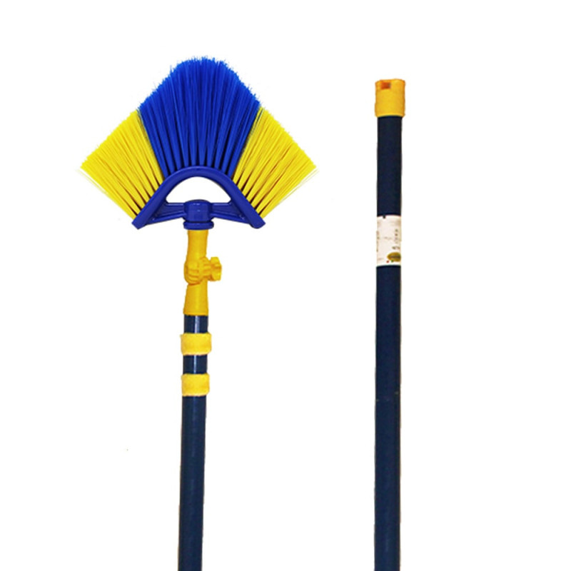 scopa berni group milleusi snodata con manico telescopico 2m