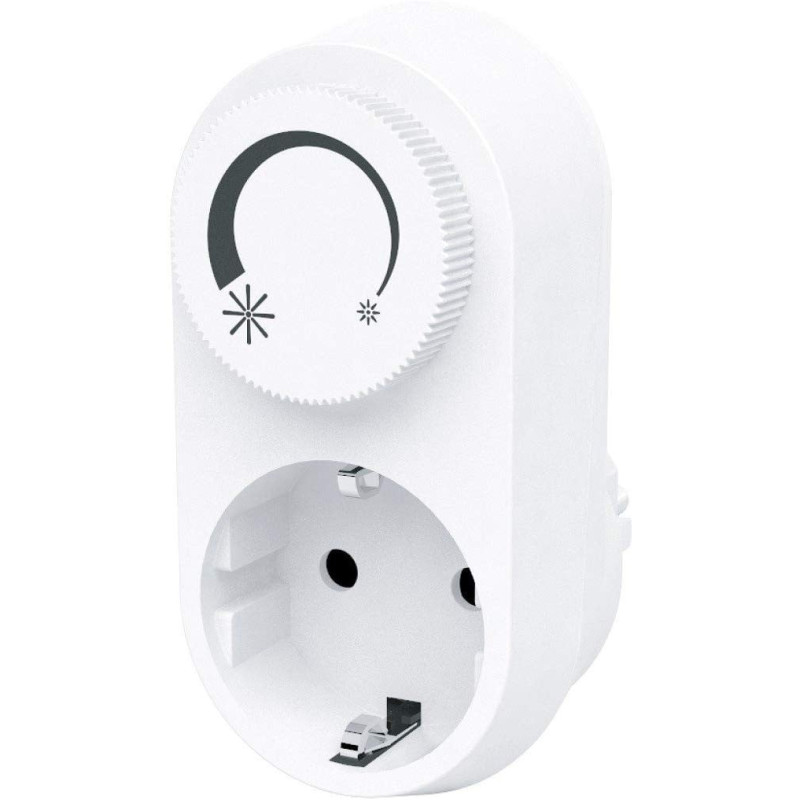 adattatore presa rev gao emd201 con dimmer led bianco [0020270112]