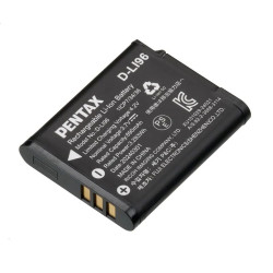batteria pentax d-li96 per corpo wg-1000 3.7v 890mah nero