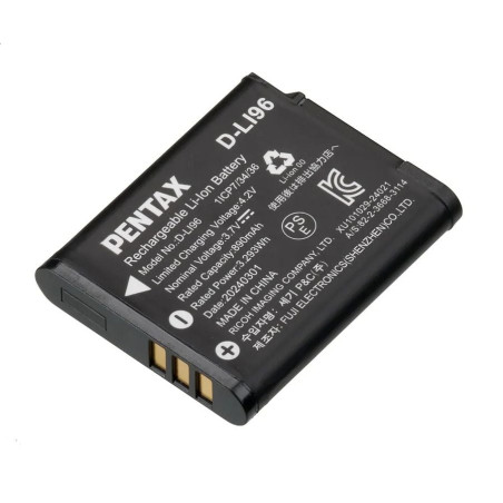 batteria pentax d-li96 per corpo wg-1000 3.7v 890mah nero