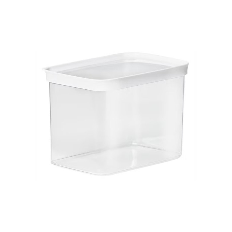 contenitore emsa optima rettangolare 4.4l trasparente/bianco