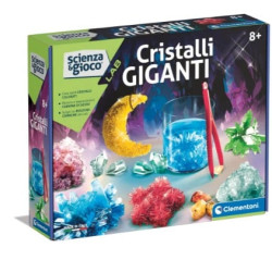 gioco scientifico clementoni scienza cristalli giganti multicolore