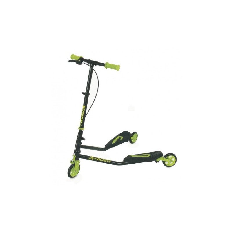 bipattino odg flyke 1791 a farfalla con 3 ruote max 50kg rosso o