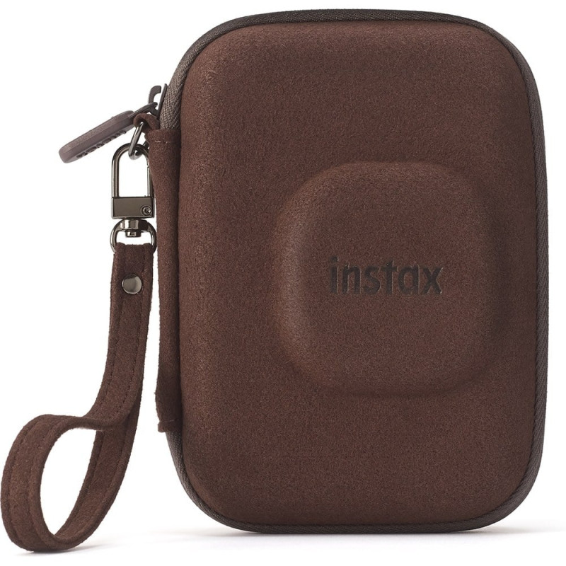 custodia fujifilm per instax mini liplay/con cerniera/tasca interna/bronzo