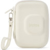 custodia fujifilm per instax mini liplay/con cerniera/tasca interna/bianco