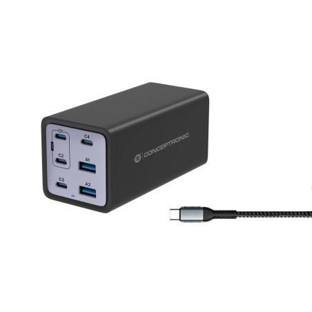 alimentatore da rete conceptronic ozul06be 4xusb-c/2xusb-a