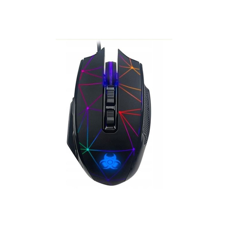 mouse tracer gamezone space rgb cablato 1200dpi blu [tramys47368]
