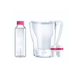caraffa filtrante bwt aqualizer home 125626883 2.7l con bottiglia
