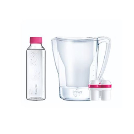 caraffa filtrante bwt aqualizer home 125626883 2.7l con bottiglia