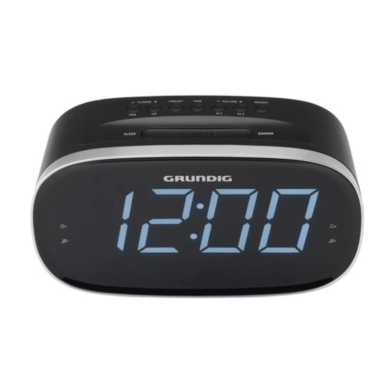radiosveglia grundig sonoclock3100 a led/orologio/fm/100-240v/2usb/10