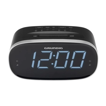 radiosveglia grundig sonoclock3100 a led/orologio/fm/100-240v/2usb/10