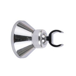 Supporto doccette ottone cromato snodato diritto [idrocasa ]