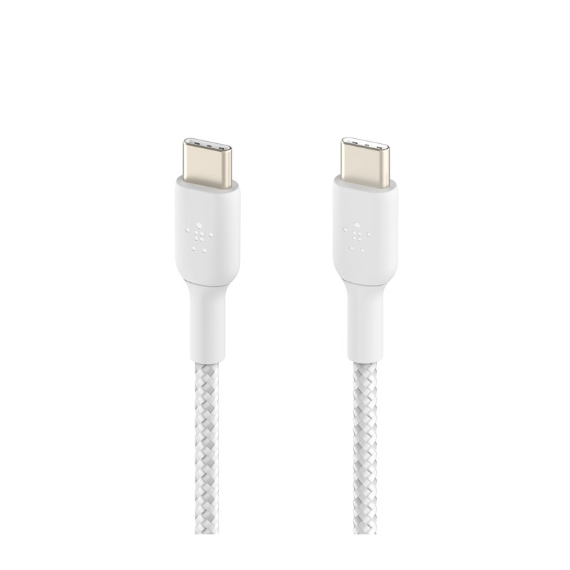 cavo usb belkin boostcharge usb-c/c 2m bianco [cab004bt2mwh]