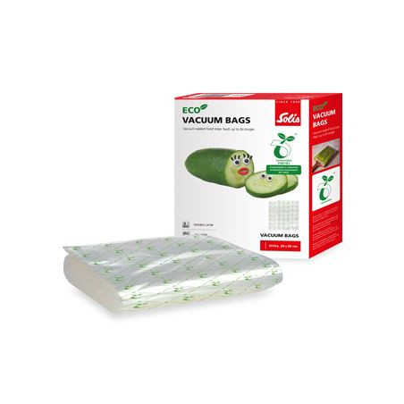 rotoli di pellicole per sottovuoto solis vac rolls 20x600cm 2pz [s0108]