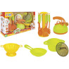 set da gioco globo toy chef italia per cucina multicolore 12pz