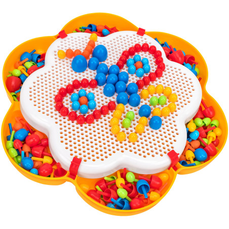 globo chiodini forma fiore multicolore 260pz