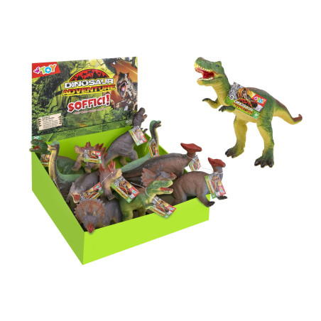 globo dinosauro morbido da 32 a 37cm multicolore