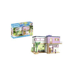 playmobil my life casa con giardino d'inverno multicolore 312pz