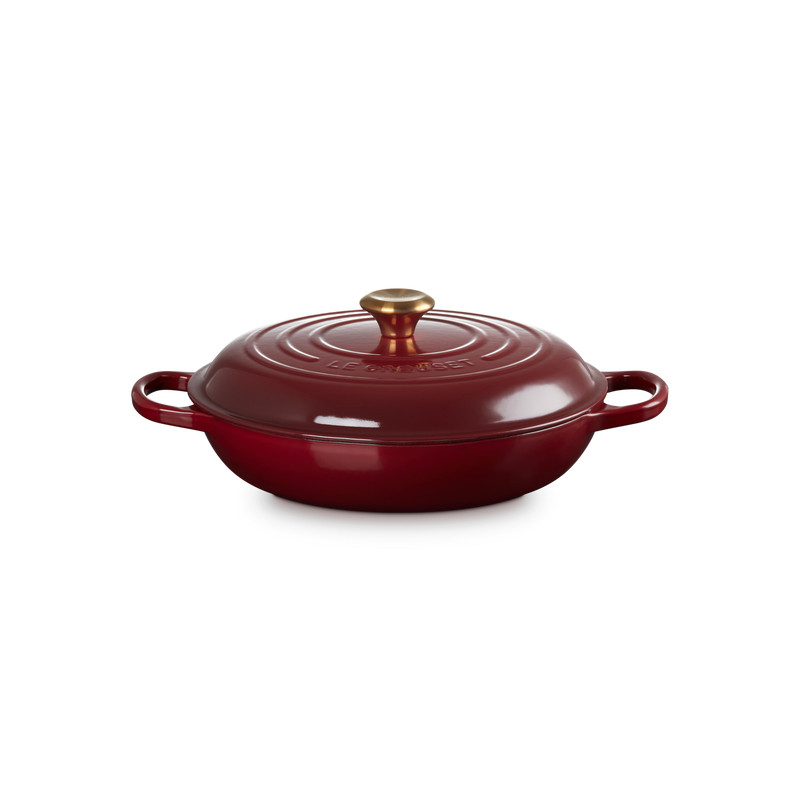 casseruola bassa le creuset signature rotondo 3.5l 30cm rosso [21180309494441]