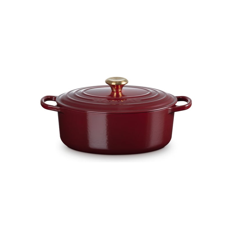 casseruola bassa le creuset signature ovale 4.7l 29cm rosso [21178299494441]