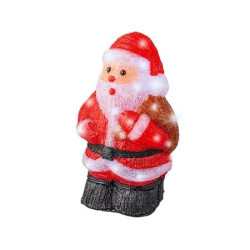 decoro luminoso kaemingk lumineo 491503 babbo natale acrilico 30