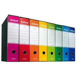 Registratore a leva esselte oxford g83 arancio dorso 8cm formato