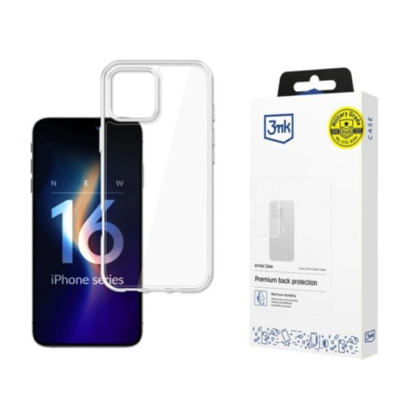 custodia 3mk armor case per iphone 16 pro max trasparente [5903108579759]