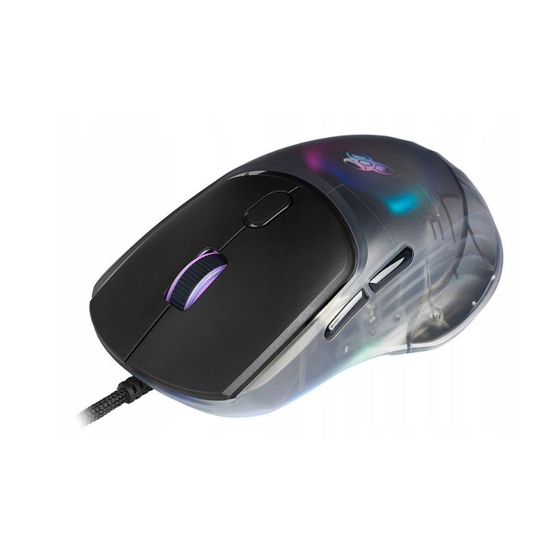 mouse tracer gamezone neon per gaming rgb nero [tramys47400]