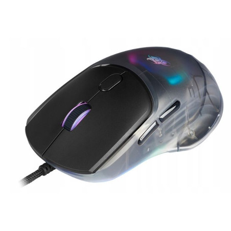 mouse tracer gamezone neon per gaming rgb nero [tramys47400]
