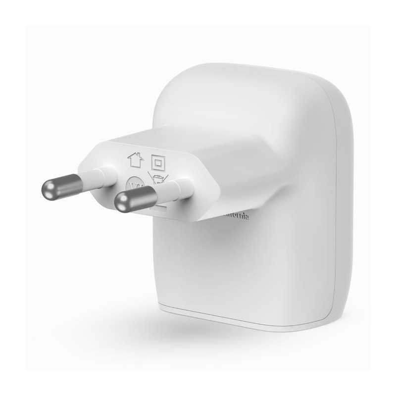 caricabatteria da parete belkin wca006vf1mwh-b6 ricarica rapida