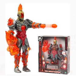 giochi preziosi gormiti con funzione luce e attacco 27cm multicolore