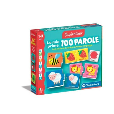 gioco educativo clementoni montessori baby prime 100 parole per sviluppo