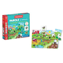 gioco educativo clementoni sapientino montessori parole fattoria