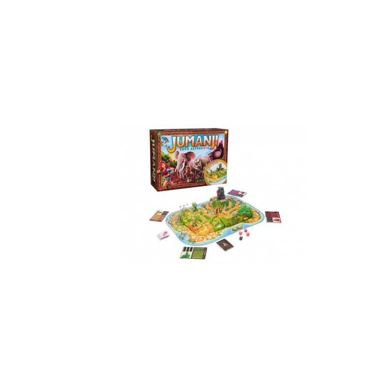 gioco da tavolo spin master jumanji fuga selvaggia multicolore
