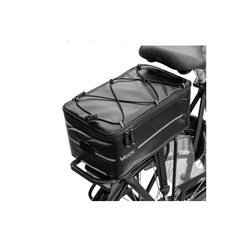 borsa da bicicletta vayox per viaggio 8l va0166 nero [va0166]