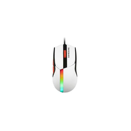 mouse tracer gamezone wired usb/ottico 12000dpi 7 tasti bianco