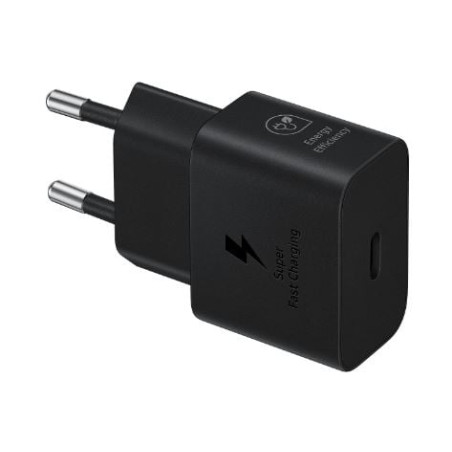 alimentatore da rete samsung usb-c 25w 5v nero [ep-t2510nbegww]