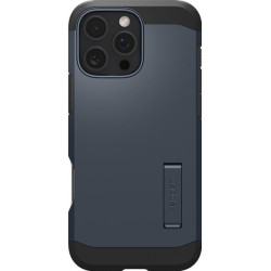 custodia spigen tough armor magsafe per apple iphone 16 pro max blu