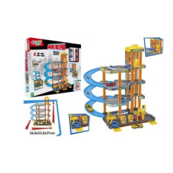 globo multipiano con 2 veicoli inclusi multicolore