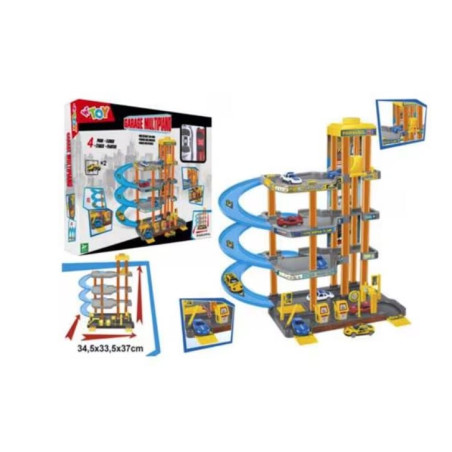 globo multipiano con 2 veicoli inclusi multicolore