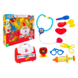 set dottore giocattolo globo playset con valigetta multicolore
