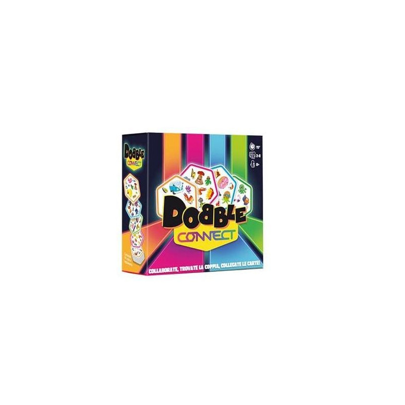 gioco di societa' asmodee double connect multicolore [8268]