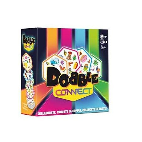 gioco di societa' asmodee double connect multicolore [8268]