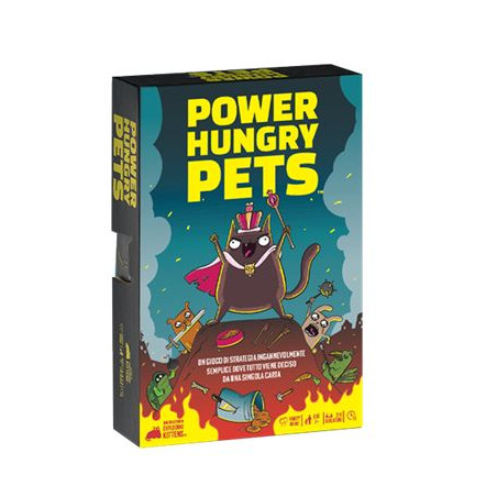 gioco di societa' asmodee power hungry pets animali assetati