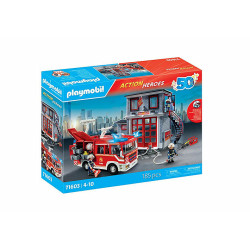 playmobil action heroes mega set dei vigili del fuoco multicolore