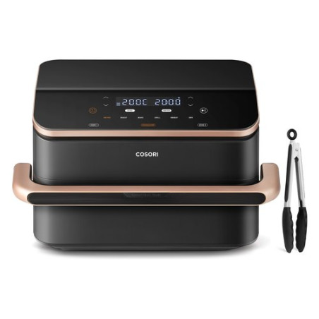 friggitrice ad aria calda cosori tf101s 10l/2800w nero [caf-tf101s-aeur]